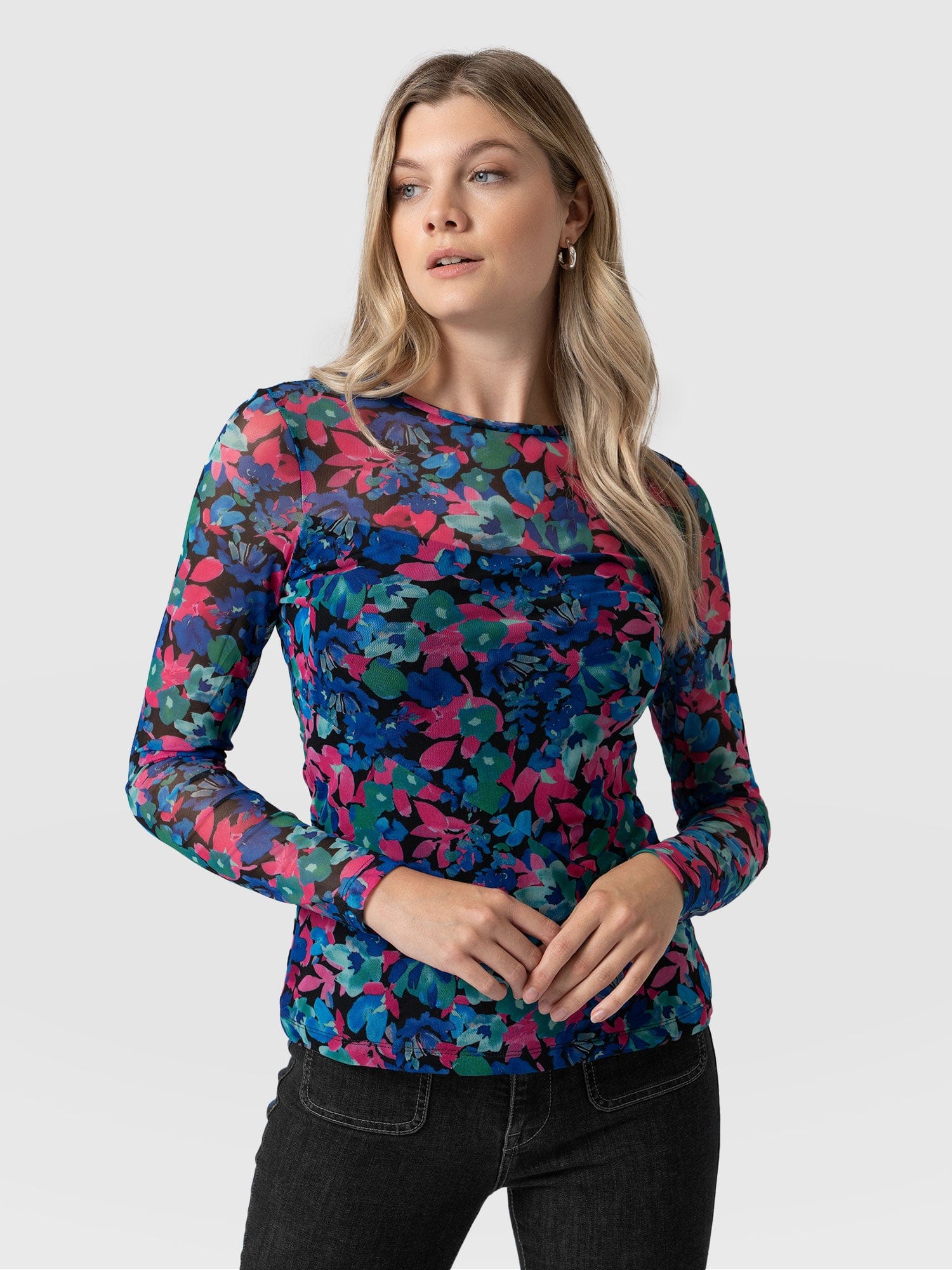 Runway Mesh Tee - Neptune Garden
